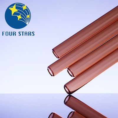 Сильно отполированное янтарное покрасило пробирку 1-20ml стеклянной лампы небольшую