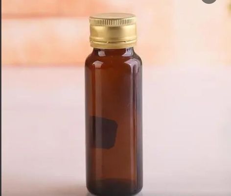 круг Брауна стеклянной устной жидкостной бутылки 500ml янтарный
