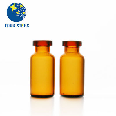 Пробирки впрыски фармацевтической ясности 2ml 5ml 7ml 10ml 15ml 20ml 30ml янтарные стеклянные трубчатые