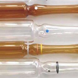 Светлая плавкая стеклянная пустая шея 1ml стеклянных ампул прямая