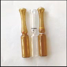 Пустая янтарная стеклянная бутылка ампулы 10ml 20ml Sealable целебная стеклянная