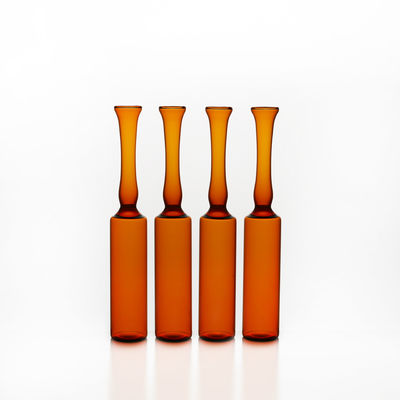 Прозрачная бутылка пенициллина впрыски стеклянных ампул Амбер 40ml